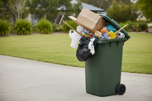 Overfilled Wheelie bin