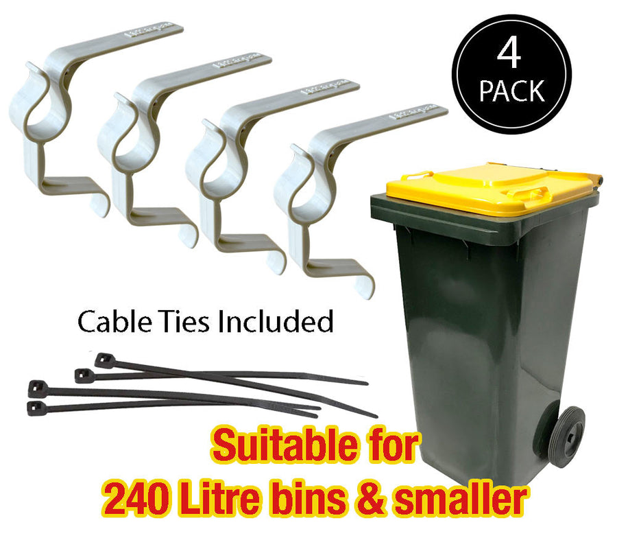 lidstop 4 pack bin clip