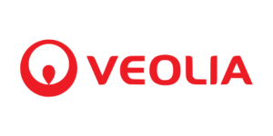 Veolia logo in red on a white background